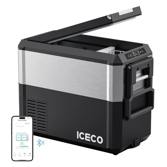 Dual Zone Wheeled Car Fridge With Cover-SILVER | ICECO 30L - Image 2
